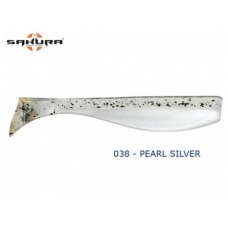 Sakura Belly Shad 120mm-4 038 Pearl Smote Back/Black Silver 